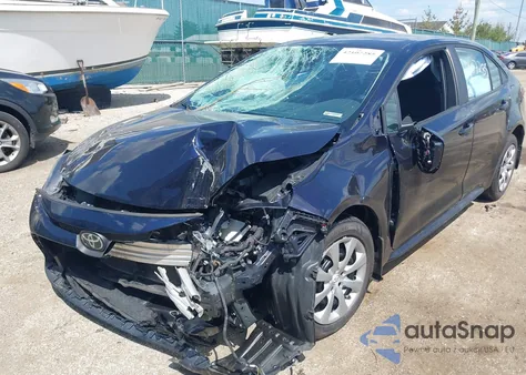 2022 Toyota Corolla Le из США, поврежденный, VIN 5YFEPMAE3NP346625